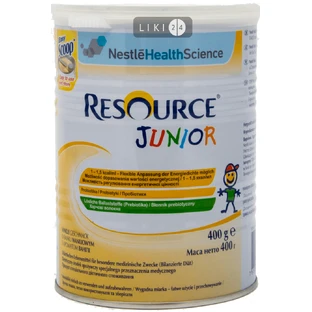 Смесь Nestle Resource Junior от 1 до 10 лет 400 г
