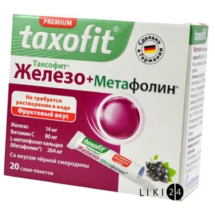 Таксофіт залізо+метафолін гран. 1,1 г пакетик-саше №20