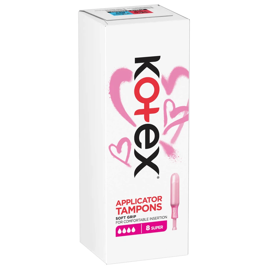 Тампоны гигиенические Kotex Super с аппликатором 8 шт: цены и характеристики