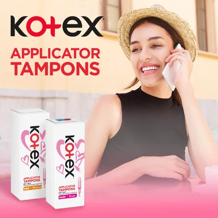 Тампони гігієнічні Kotex Normal з аплікатором 8 шт: ціни та характеристики