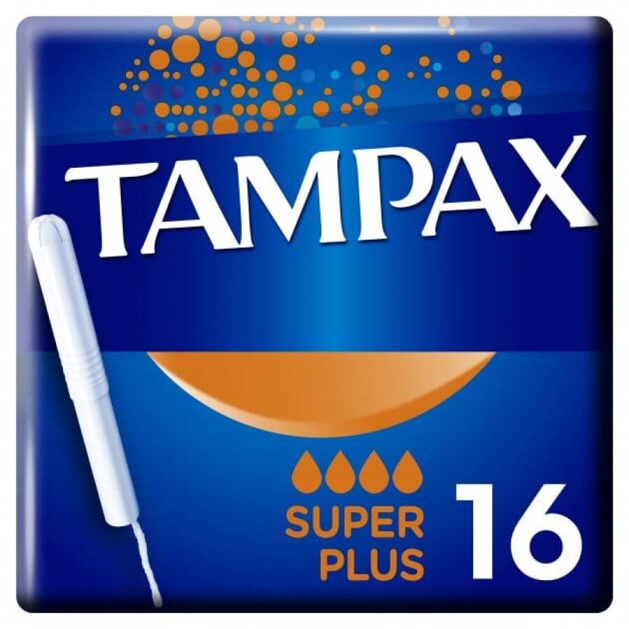 Тампони Tampax Super Plus Duo з аплікатором 16 шт : ціни та характеристики
