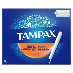 Тампоны гигиенические tampax super plus №18