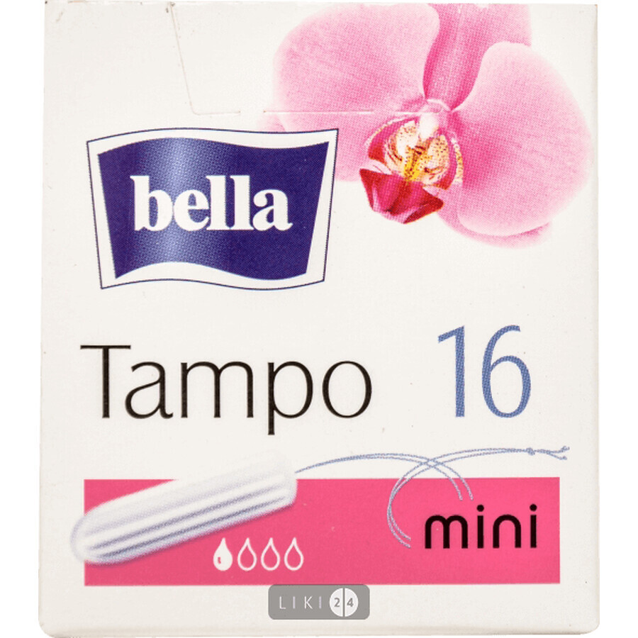 Тампони Bella Premium Comfort Mini, 16 шт.: ціни та характеристики
