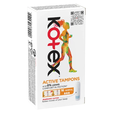 Гігієнічні тампони Kotex Active Normal 16 шт: ціни та характеристики