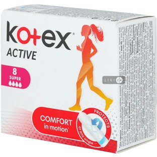 Гигиенические тампоны Кotex Active Super, 8 шт