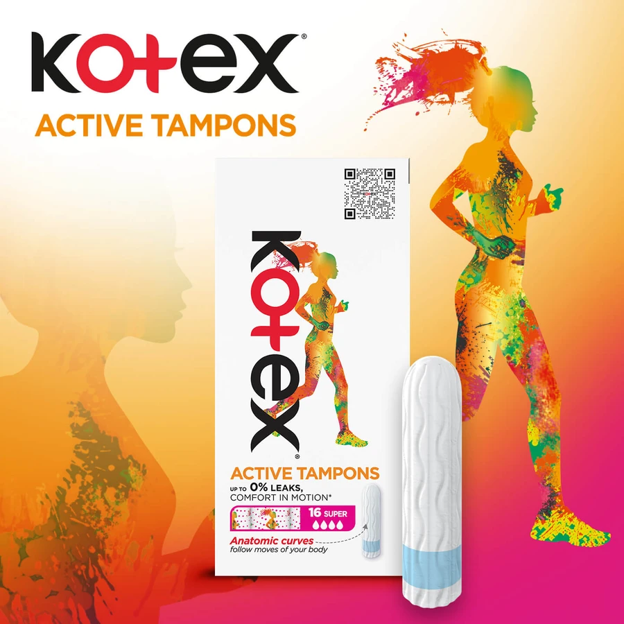 Гигиенические тампоны Кotex Active Super 16 шт : цены и характеристики