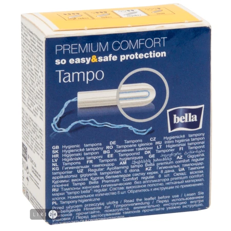 Тампоны гигиенические Bella Premium Comfort Regular 8 шт: цены и характеристики
