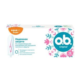 Тампони гігієнічні o.b. Original Super 16 шт