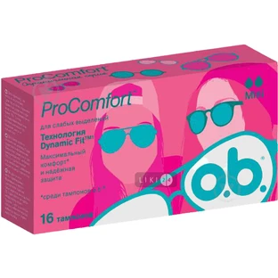Тампони гігієнічні o.b. ProComfort Міні 24 шт