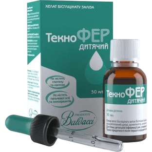 ТекноФер дитячий крап. фл. 30 мл