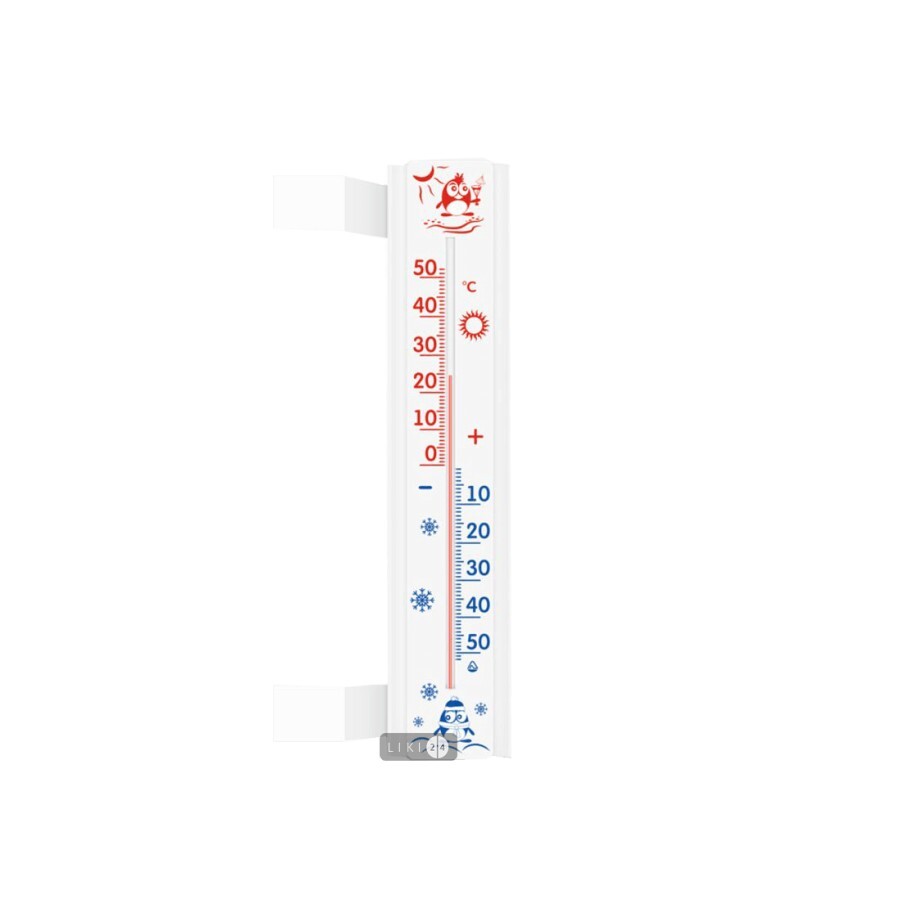 Термометр оконный, исп.3, "солнечный зонтик", на липучке: цены и характеристики