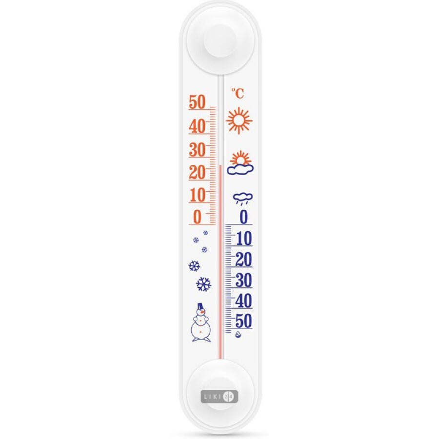 Термометр оконный ТБ-3М-1-11, на липучці: ціни та характеристики