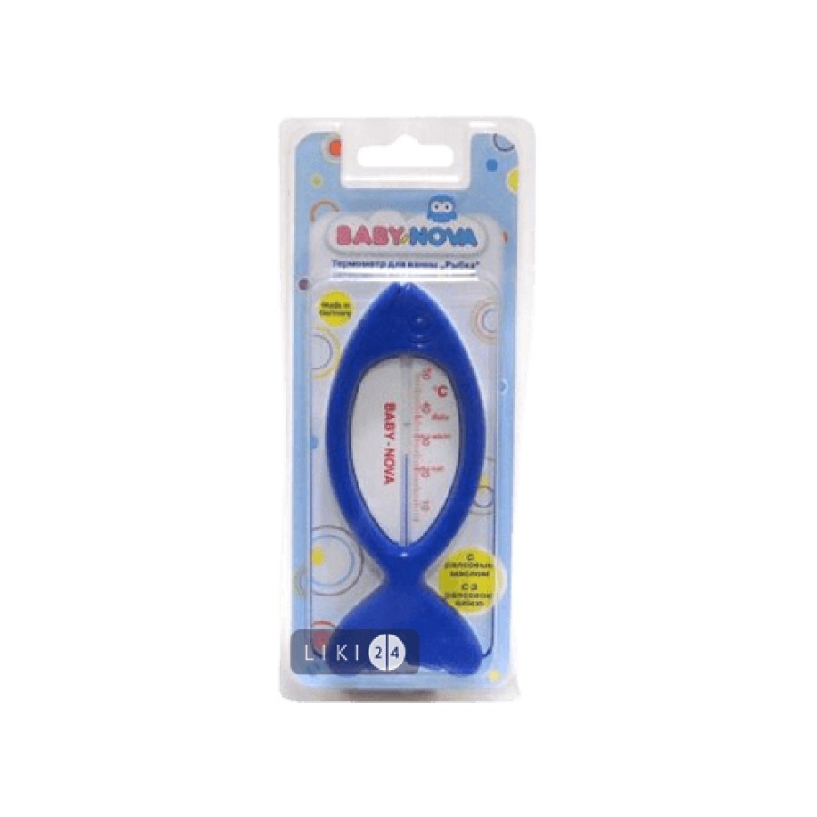 Детский термометр Baby-Nova Рыбка для ванной 33128: цены и характеристики