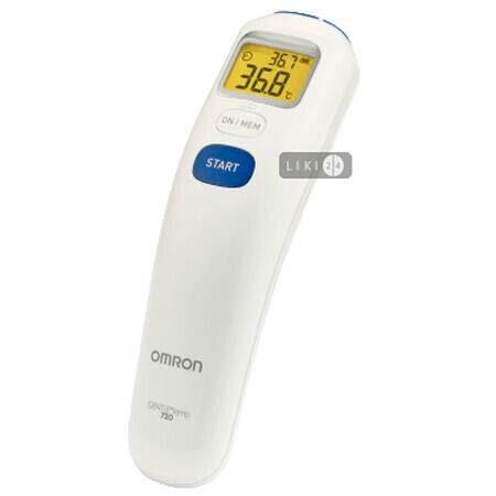 Термометр электронный omron gentle temp 720 (MС-720-E), инфракрасный лобный термометр