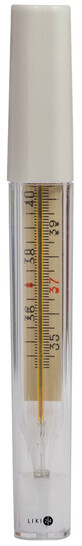 Термометр медичний максимальний скляний 