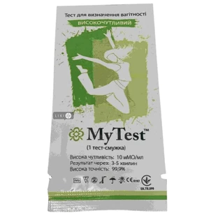 Тест-смужка My Test для визначення вагітності високочутлива