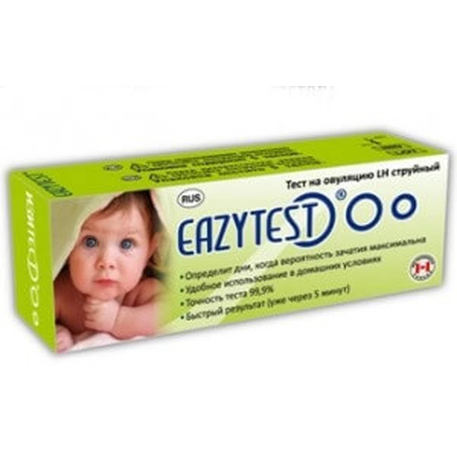 Тест для определения овуляции "eazytest" (изитест) полоска №5: цены и характеристики
