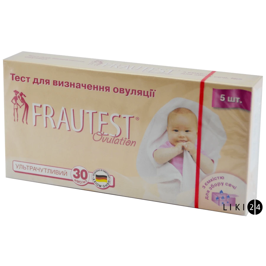 Тест Frautest Ovulation для визначення овуляції, №5: ціни та характеристики