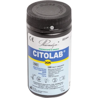 Тест-полоска Citolab 11 для анализа мочи, №100