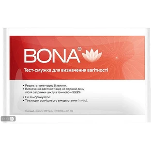 Тест-полоска для определения беремености Bona №1