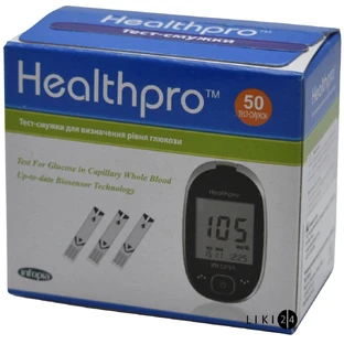 Тест-полоски для глюкометра HealthPro №50