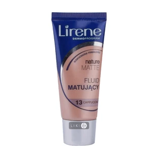 Тональный матирующий крем Lirene Nature Matte №13 Капучино, 30 мл