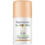Моттирующий тональный флюид Pharmaceris F SPF25 для сужения пор Бронза 30 мл