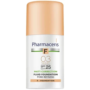 Матувальний тональний флюїд Pharmaceris F SPF25 для звуження пор Бронза 30 мл