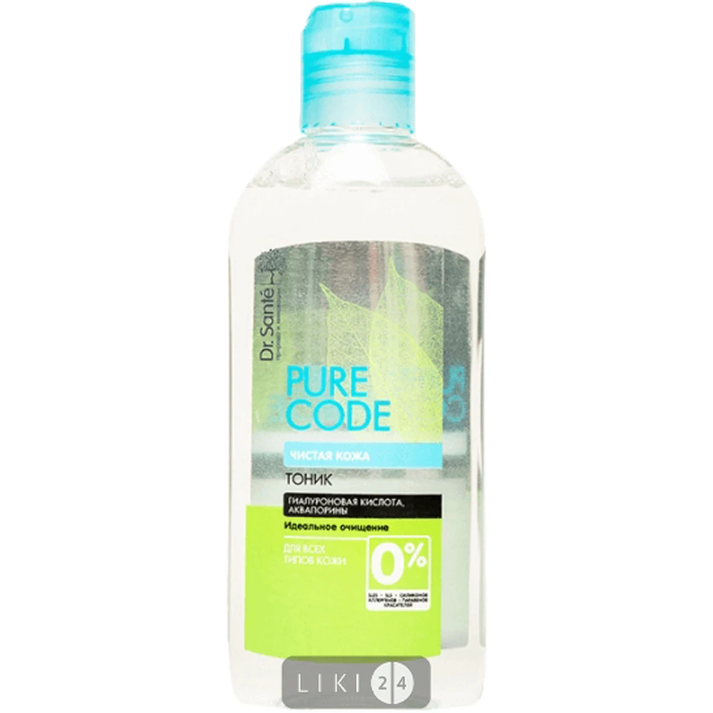 Тонік Dr. Sante Pure Code для всіх типів шкіри 200 мл: ціни та характеристики