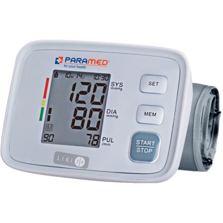 Тонометр Paramed Basic вимірювач артеріального тиску і частоти пульсу автоматичний 