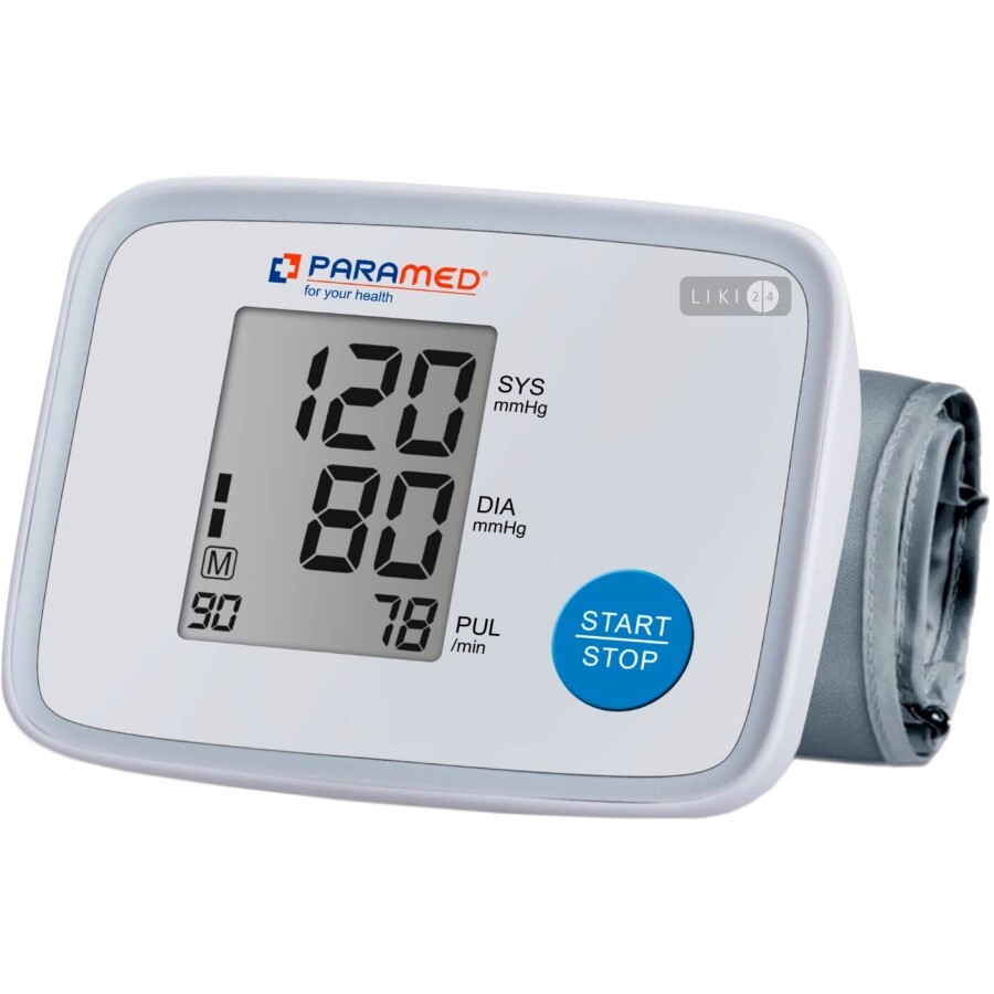 Тонометр Paramed One вимірювач артериального тиску і частоти пульсу автоматичний : ціни та характеристики