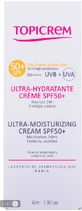 Крем для обличчя і тіла Topicrem Ультразволожуючий SPF50+ 40 мл