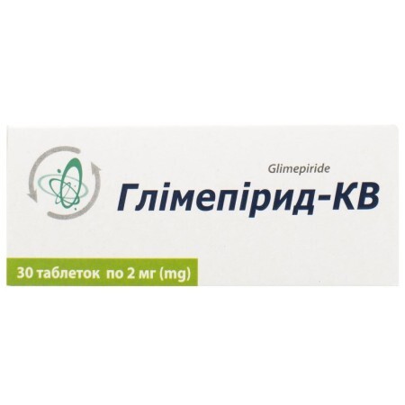 Глімепірид- КВ 2 мг табл.  блістер №30
