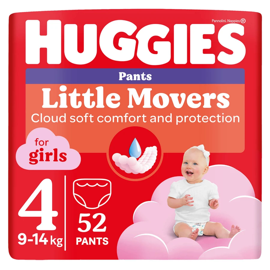 Трусики-підгузки Huggies Pants 4 Mega для дівчаток 52 шт: ціни та характеристики