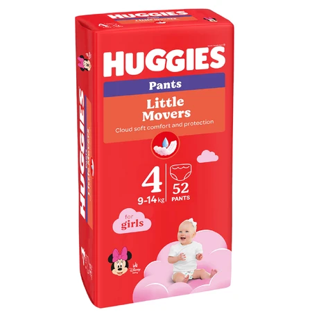 Трусики-підгузки Huggies Pants 4 Mega для дівчаток 52 шт: ціни та характеристики