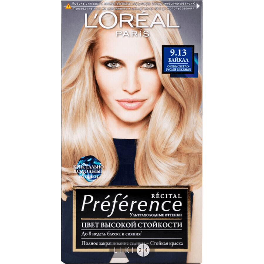 Краска для волос L'Oreal Paris Recital Preference 9.13: цены и характеристики