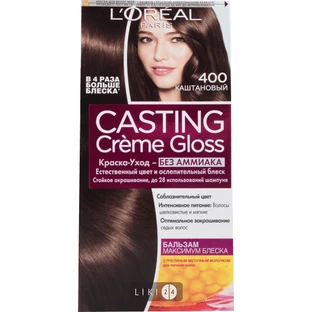Краска для волос L'Oreal Paris Casting Creme Gloss 400, каштан