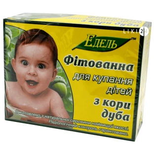 Фитованны для купания детей фильтр-пакет 5 г, кора дуба №12