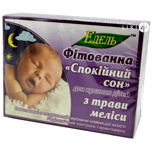 Фитованны для купания детей фильтр-пакет 5 г, мелисса №12