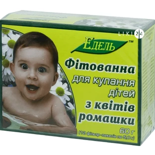 Фитованны для купания детей фильтр-пакет 5 г, ромашка №12