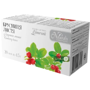 Фиточай "брусника листья" тм "naturalis" чай 1,5 г фильтр-пакет №20