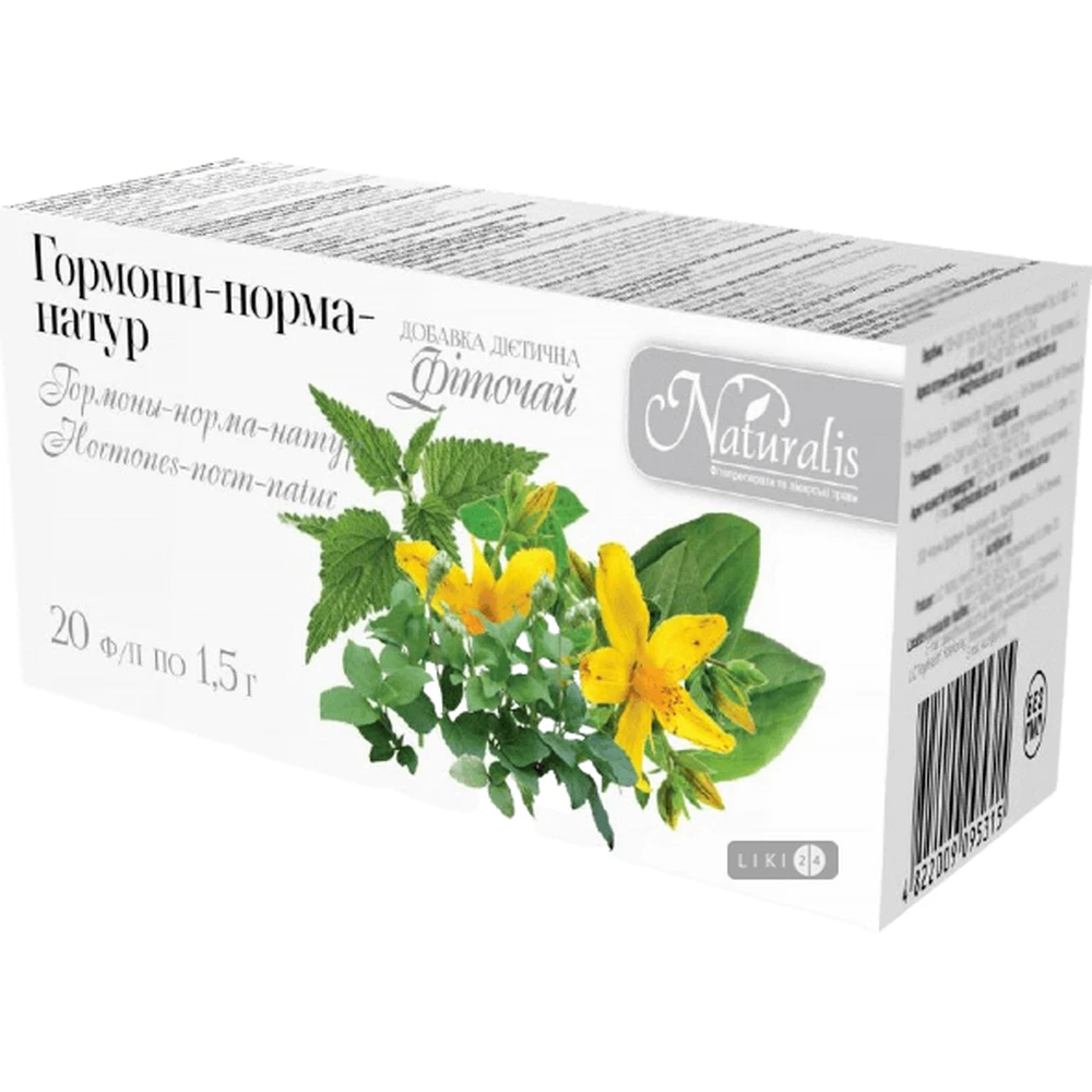 Фиточай Гормоны-норма-натур фильтр-пакет 1,5 г, №20: цены и характеристики