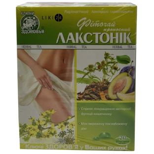 Фиточай Ключи здоровья Слабительный Ластоник фильтр-пакет 1.5 г 20 шт