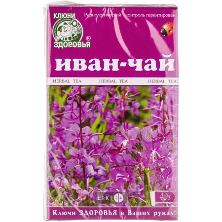 Фіточай Ключі здоров'я Іван-чай пакет 40 г: ціни та характеристики
