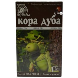 Фіточай Ключі здоров'я Кора дуба 70 г