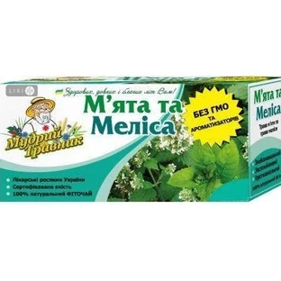 Фіточай "м'ята+меліса" фільтр-пакет 1,5 г №20