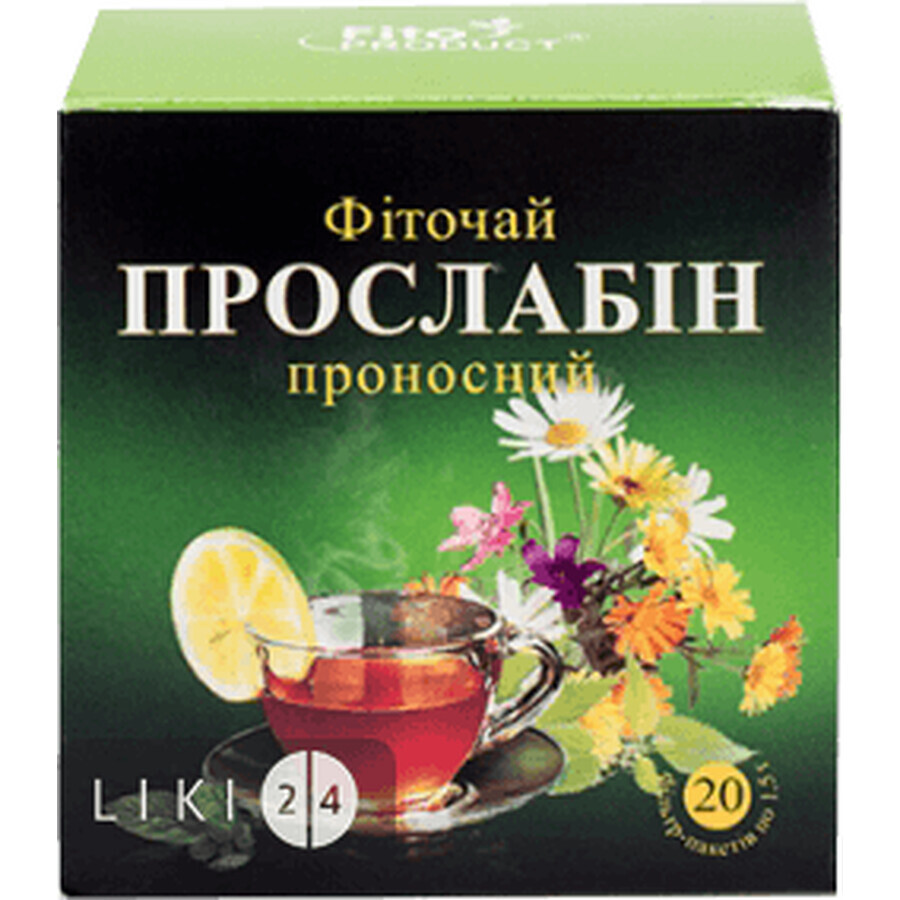Фиточай Фитопродукт Прослабин №2 фильтр-пакет 1.5 г 20 шт: цены и характеристики