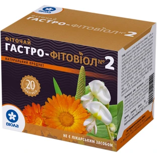Фиточай Виола Гастро-фитовиол №2 фильтр-пакет 1.5 г 20 шт
