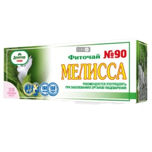 Фіточай № 90 Меліса фільтр пакет 1,5 г, №20