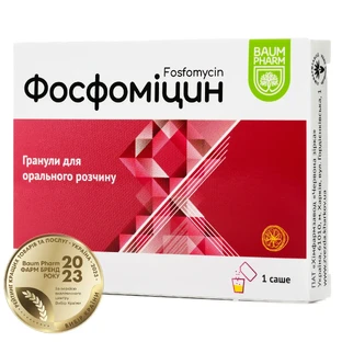 Фосфоміцин Баум Фарм гранули для орального розчину у саше по 3 г, 1 шт.